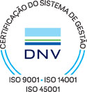 DNV - Certificação do sistema de gestão - ISO 9001 - ISO 14001 - ISO 45001